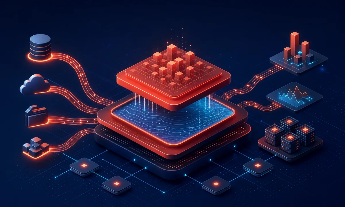 Modern Databricks lakehouse data engineering course illustration